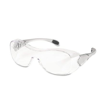 MCR SAFETY Safety Glasses, Gray 99.9% UV Rays;Anti-Fog; Scratch-Resistant OG110AF